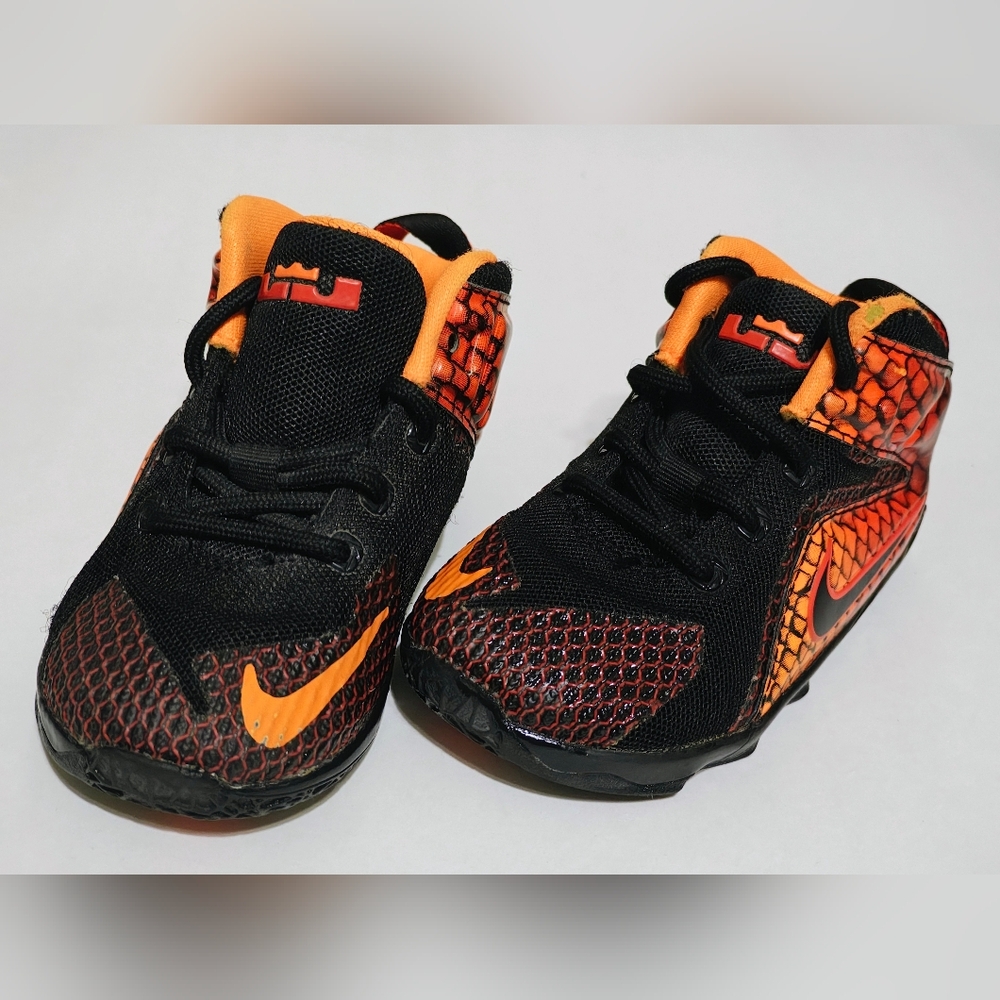 LeBron James 12 GS Reptile Snake Shoes - Size 7C